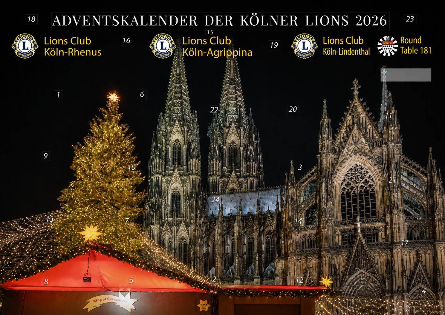 Adventskalender der Kölner Lions 2026 – vorläufiger Entwurf